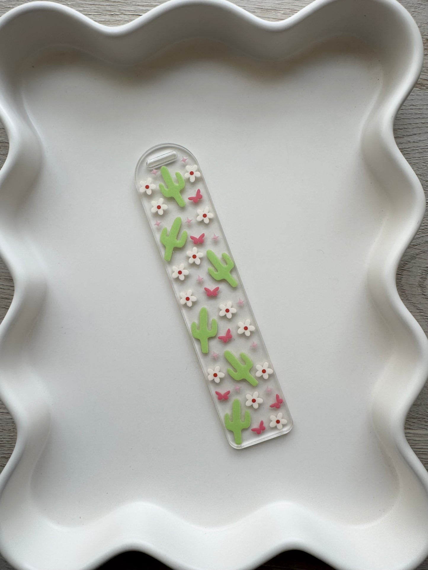 Cactus Bloom Bookmark