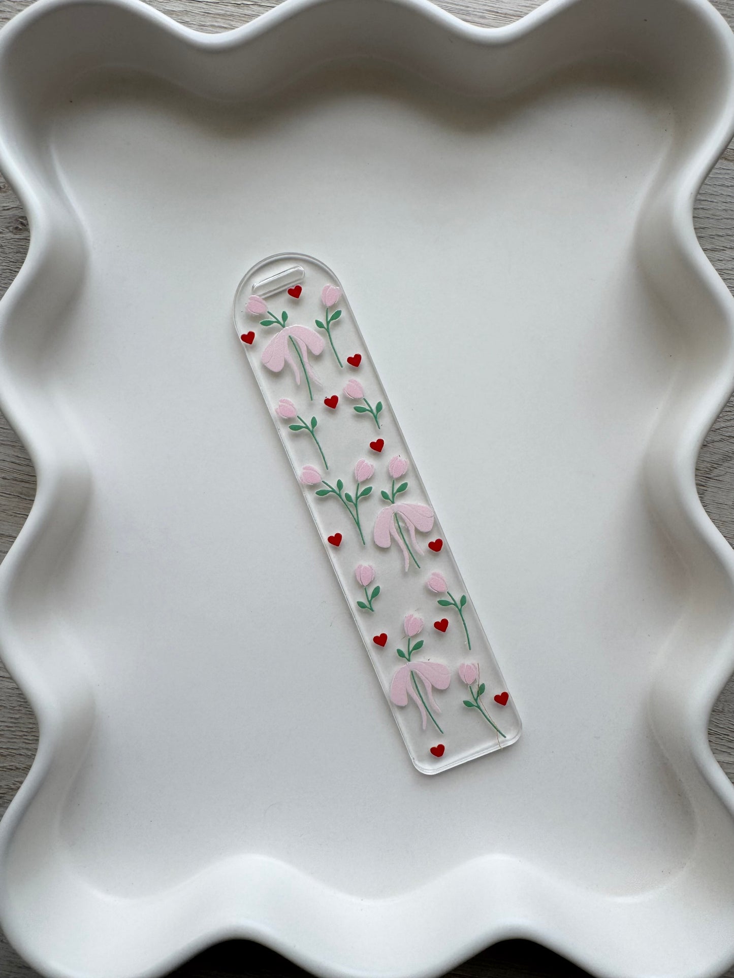 Romantic Tulips Bookmark