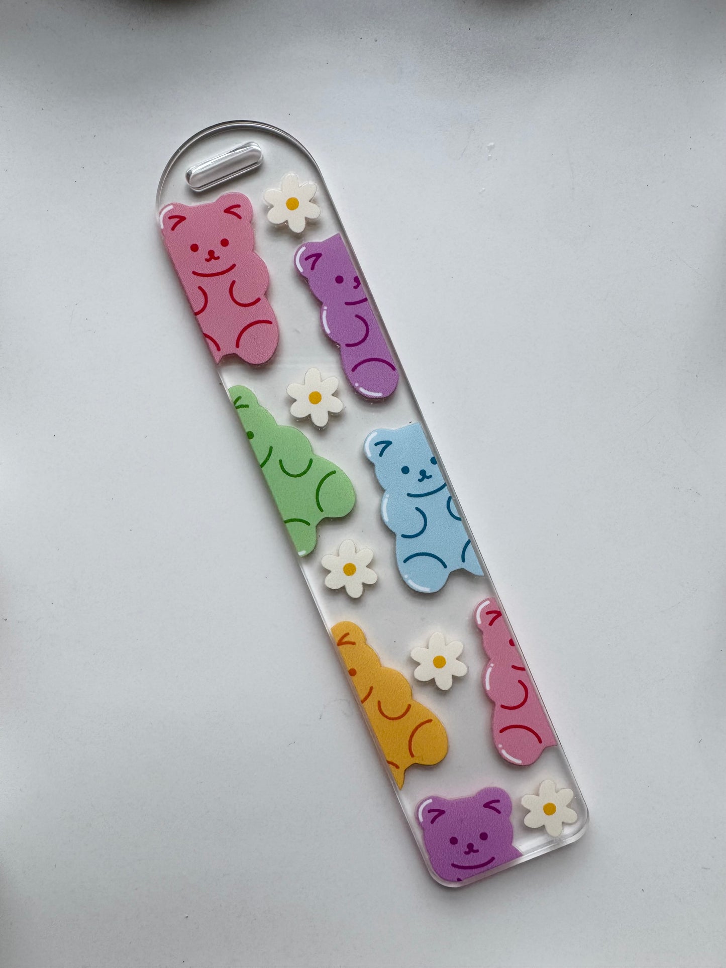 Flowers & Gummy Bears Bookmark