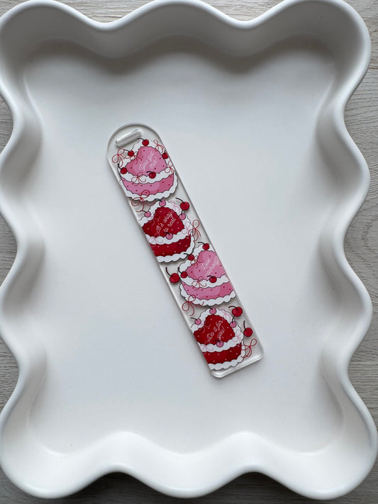 Sweet Cherry Cake Bookmark