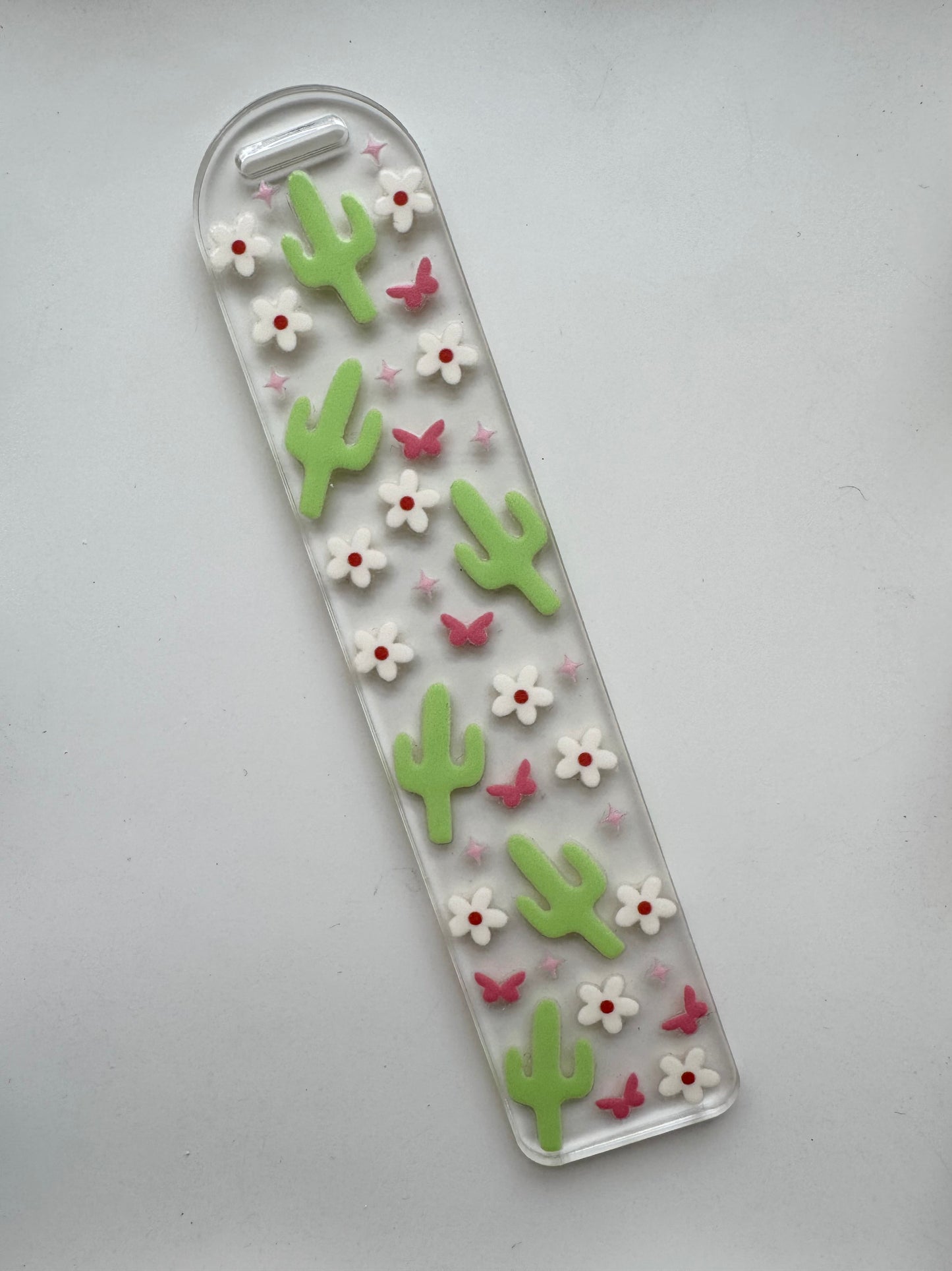 Cactus Bloom Bookmark