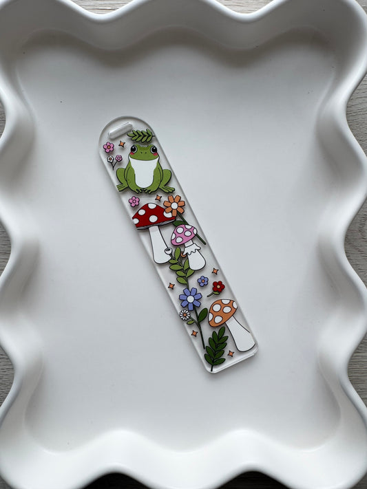 Cottage Core Toad Bookmark